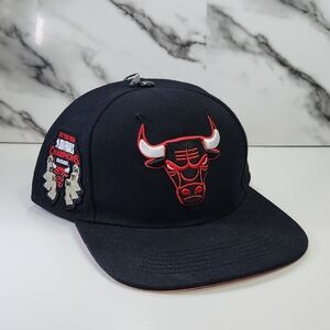 Chicago Bulls Hat 6x NBA Finals Champions Team Snapback Pro Standard Cap